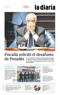 Tapa de la diaria del sábado 27 de mayo de 2023