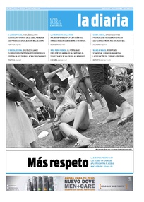 Tapa de la diaria del lunes 9 de diciembre de 2013