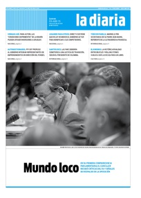 Tapa de la diaria del jueves 9 de abril de 2015