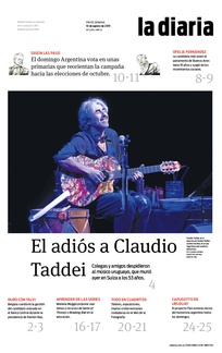 Tapa de la diaria del sábado 10 de agosto de 2019
