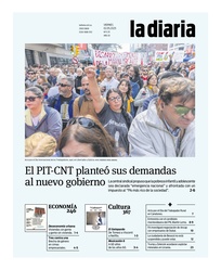 Tapa de la diaria del viernes 2 de mayo de 2025