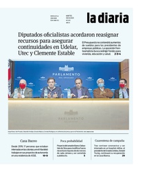 Tapa de la diaria del martes 6 de octubre de 2020