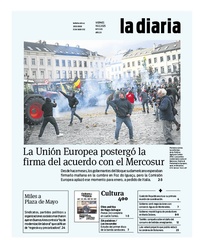 Tapa de la diaria del viernes 19 de diciembre de 2025