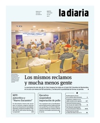 Tapa de la diaria del martes 24 de enero de 2023