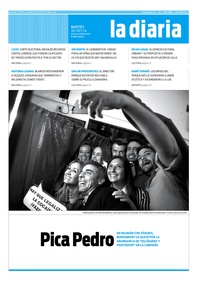 Tapa de la diaria del martes 30 de septiembre de 2014