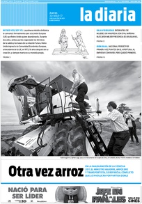 Tapa de la diaria del jueves 30 de marzo de 2017
