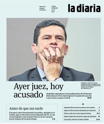Tapa de la diaria del jueves 20 de junio de 2019