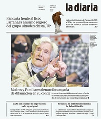 Tapa de la diaria del miércoles 14 de octubre de 2020