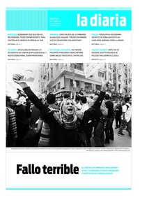 Tapa de la diaria del martes 29 de abril de 2014