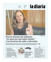 Tapa de la diaria del miércoles 24 de enero de 2024