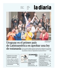 Tapa de la diaria del jueves 16 de octubre de 2025