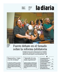 Tapa de la diaria del miércoles 28 de diciembre de 2022