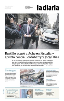 Tapa de la diaria del sábado 4 de noviembre de 2023