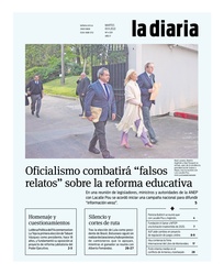 Tapa de la diaria del martes 1 de noviembre de 2022