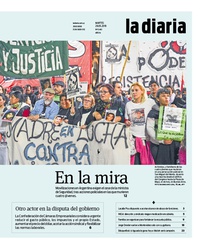 Tapa de la diaria del martes 28 de mayo de 2019