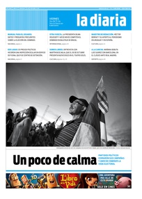 Tapa de la diaria del viernes 24 de octubre de 2014