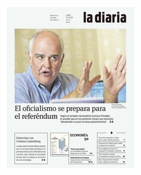 Tapa de la diaria del lunes 12 de julio de 2021