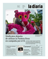 Tapa de la diaria del martes 8 de febrero de 2022