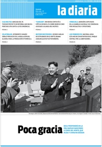 Tapa de la diaria del jueves 6 de julio de 2017