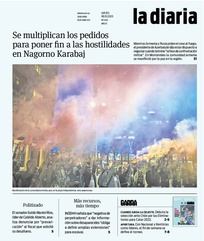Tapa de la diaria del jueves 8 de octubre de 2020