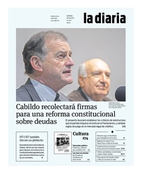 Tapa de la diaria del viernes 7 de julio de 2023