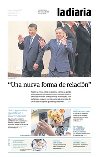 Tapa de la diaria del sábado 7 de febrero de 2026