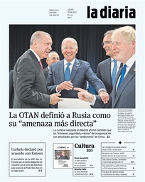 Tapa de la diaria del jueves 30 de junio de 2022