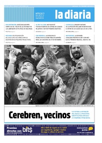 Tapa de la diaria del miércoles 9 de octubre de 2013