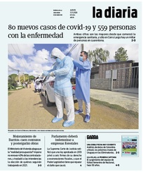 Tapa de la diaria del jueves 12 de noviembre de 2020