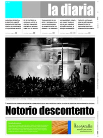 Tapa de la diaria del viernes 22 de febrero de 2008