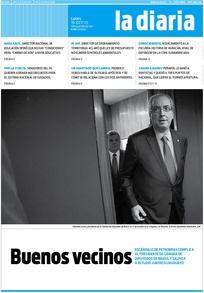 Tapa de la diaria del lunes 19 de octubre de 2015