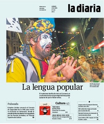 Tapa de la diaria del viernes 25 de enero de 2019