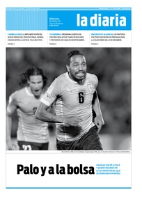 Tapa de la diaria del miércoles 18 de noviembre de 2015