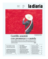 Tapa de la diaria del jueves 29 de julio de 2021