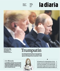 Tapa de la diaria del martes 17 de julio de 2018