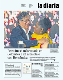Tapa de la diaria del lunes 30 de mayo de 2022