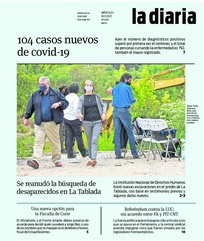Tapa de la diaria del miércoles 18 de noviembre de 2020