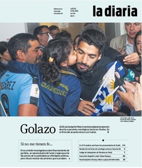 Tapa de la diaria del jueves 31 de mayo de 2018