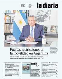 Tapa de la diaria del jueves 15 de abril de 2021