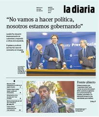 Tapa de la diaria del martes 24 de marzo de 2020