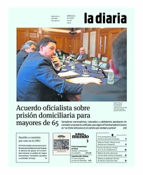 Tapa de la diaria del miércoles 1 de noviembre de 2023