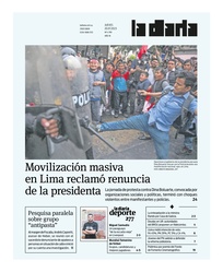 Tapa de la diaria del jueves 20 de julio de 2023