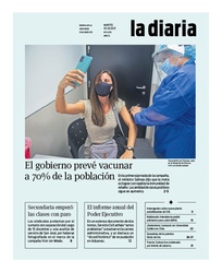 Tapa de la diaria del martes 2 de marzo de 2021