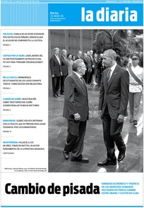 Tapa de la diaria del martes 22 de marzo de 2016