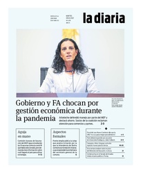 Tapa de la diaria del martes 9 de febrero de 2021