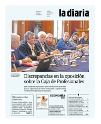 Tapa de la diaria del jueves 5 de junio de 2025