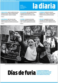 Tapa de la diaria del lunes 3 de agosto de 2015