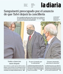 Tapa de la diaria del martes 16 de junio de 2020