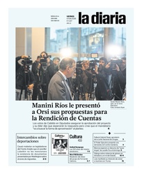 Tapa de la diaria del viernes 7 de agosto de 2026