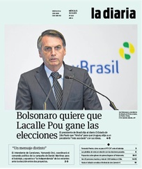 Tapa de la diaria del miércoles 30 de octubre de 2019